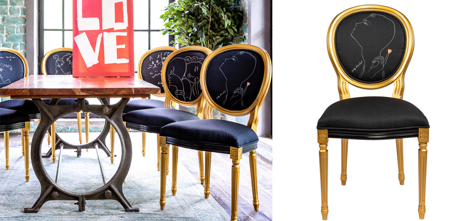 Стул White Silhouette Lover Stool