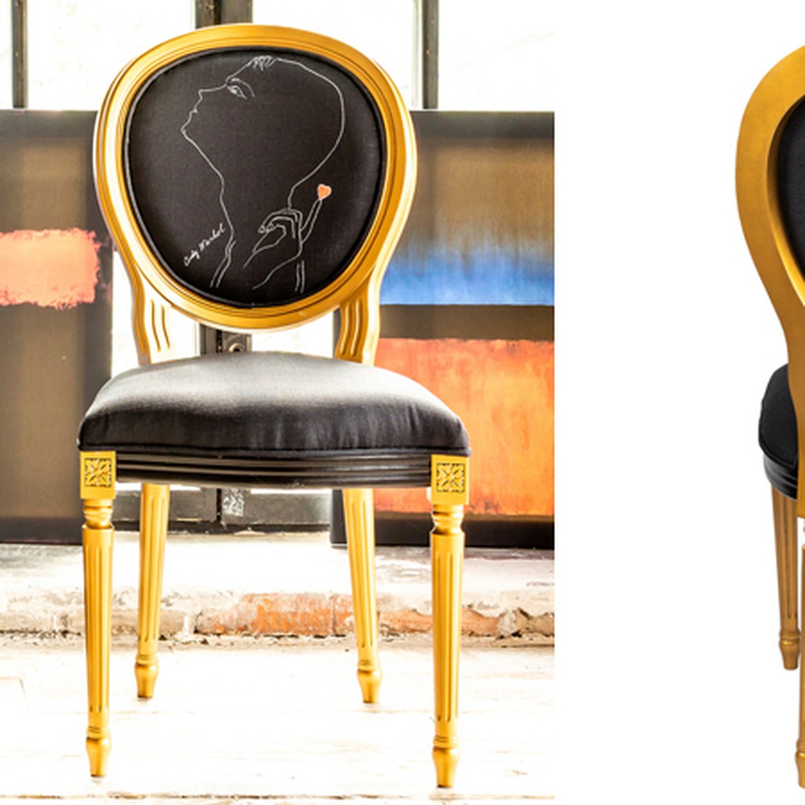 Стул White Silhouette Lover Stool