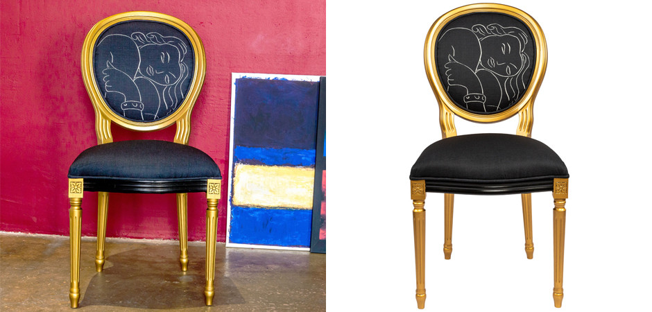 Стул White Silhouette Mother Stool