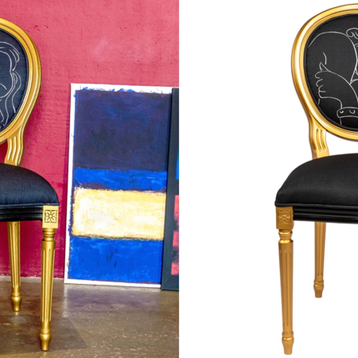 Стул White Silhouette Mother Stool