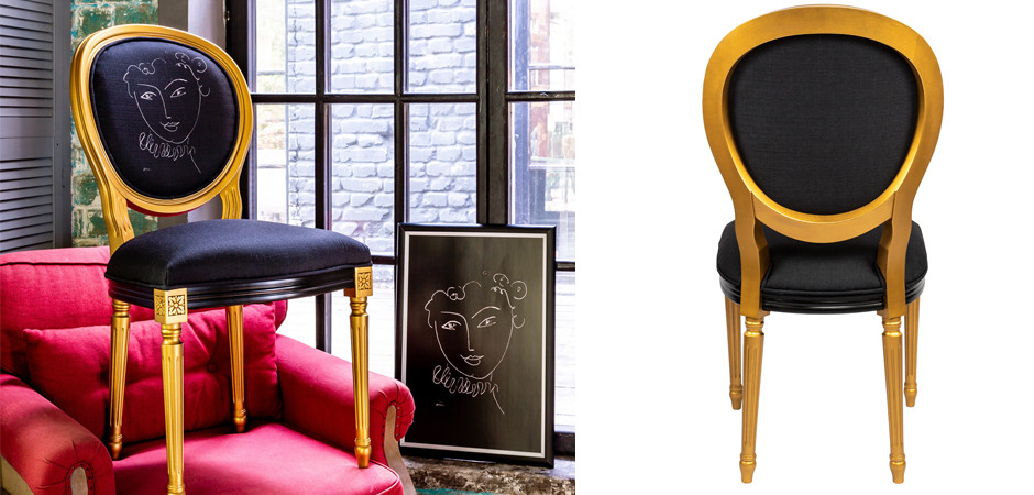 Стул White Silhouette Marquise Stool