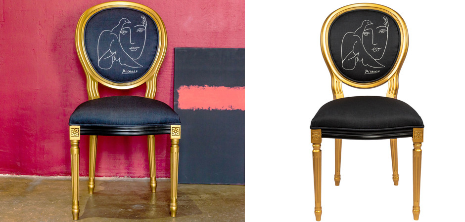 Стул White Silhouette Dove Stool