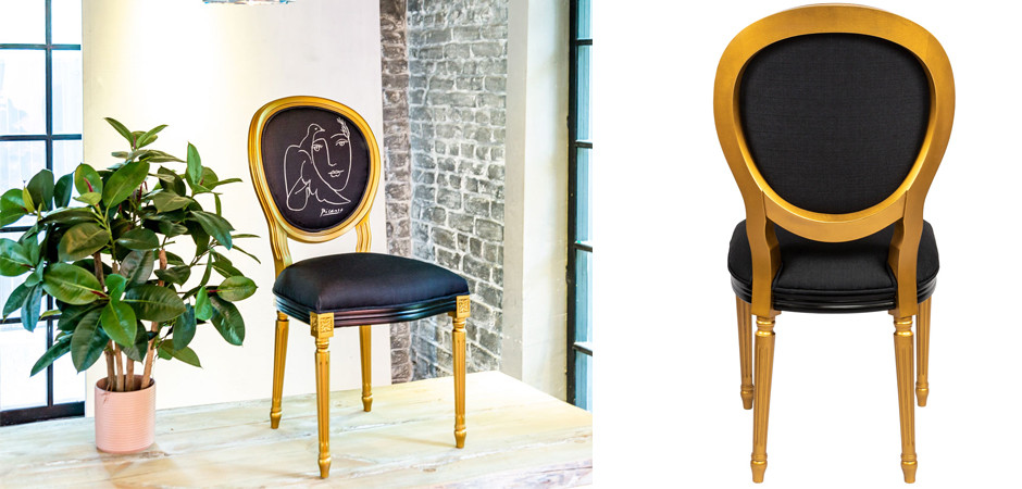 Стул White Silhouette Dove Stool