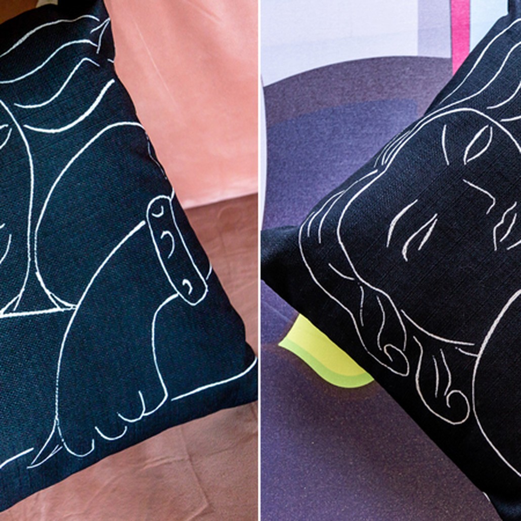 Декоративная подушка White Silhouette Pasiphae Pillow