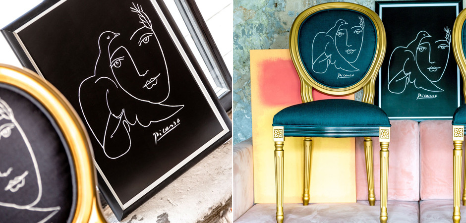 Постер White Silhouette Dove Poster