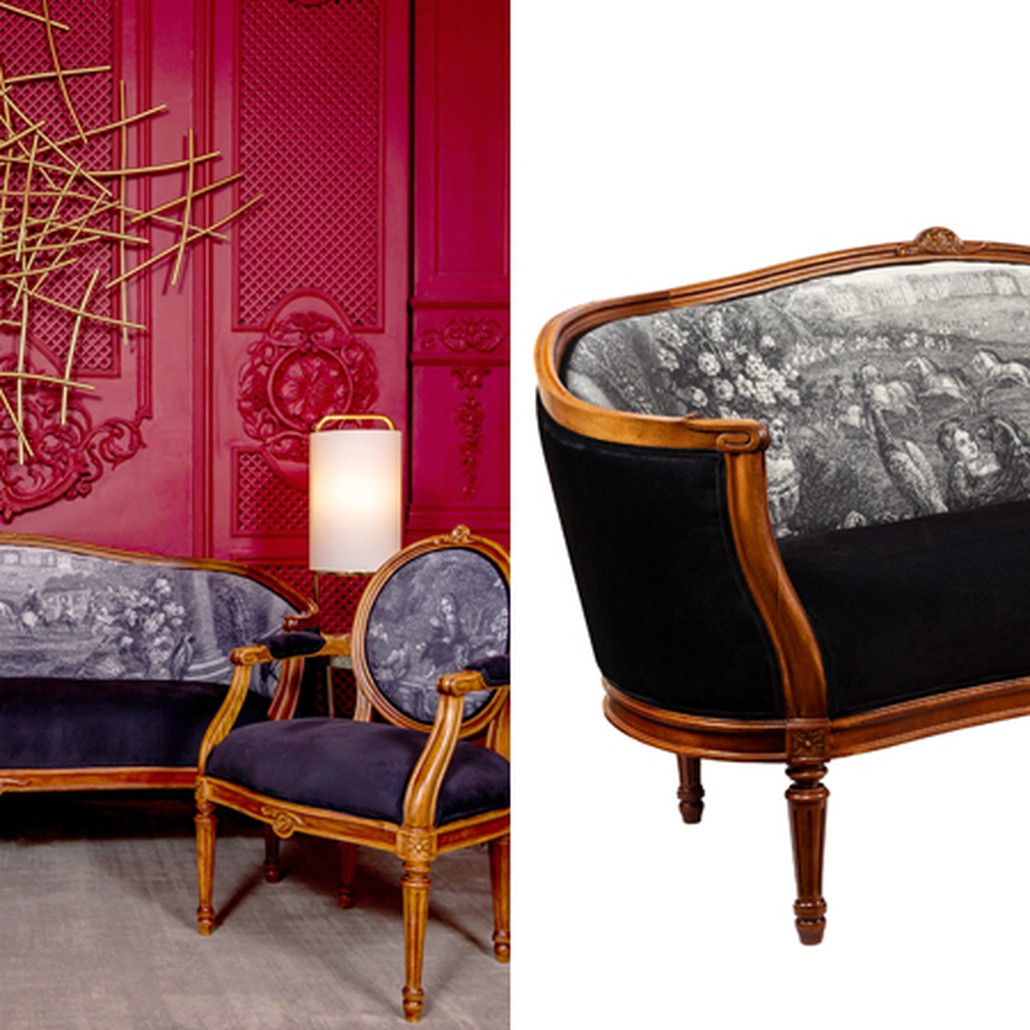 Диван Black and White Versailles Sofa