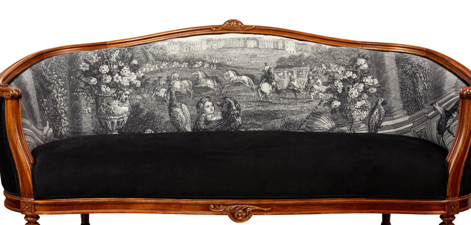 Диван Black and White Versailles Sofa