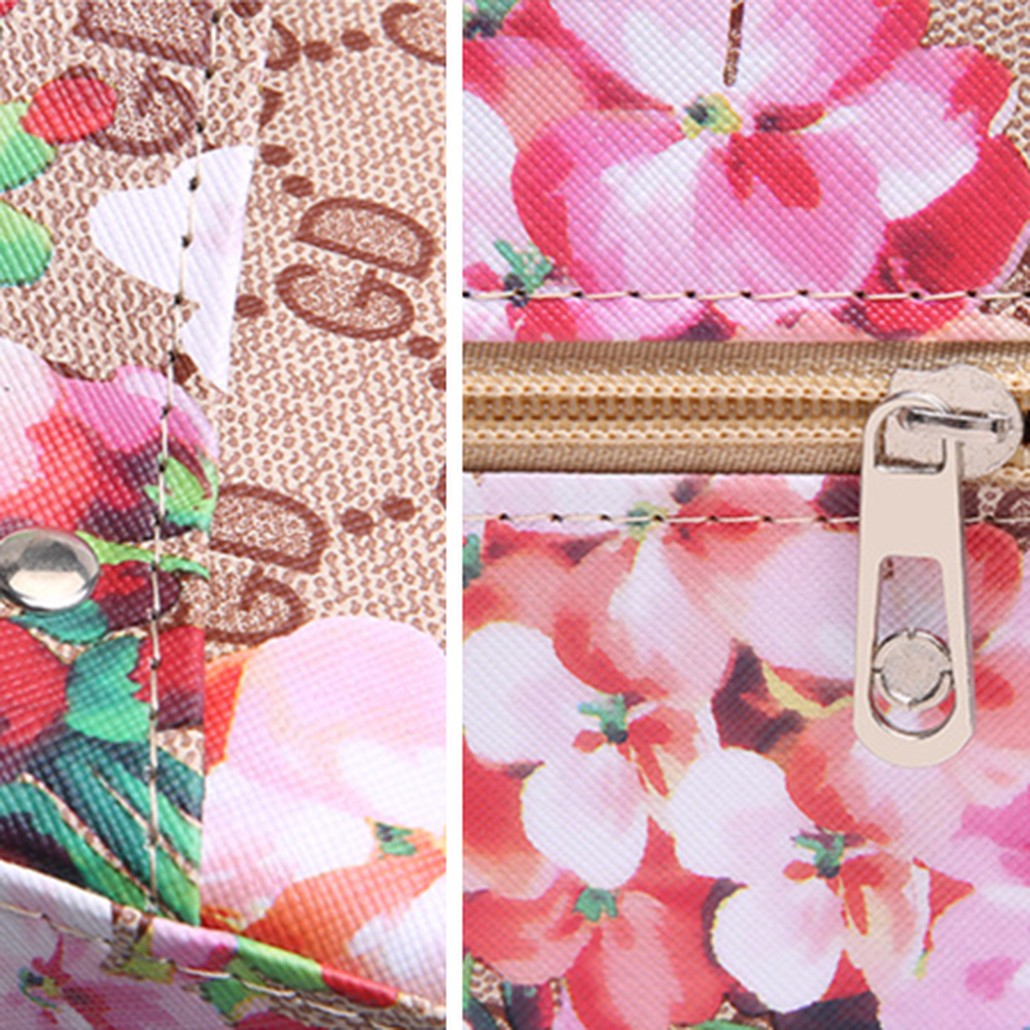 Раздвижной Бокс для косметики с цветочным орнаментом стиль Gucci