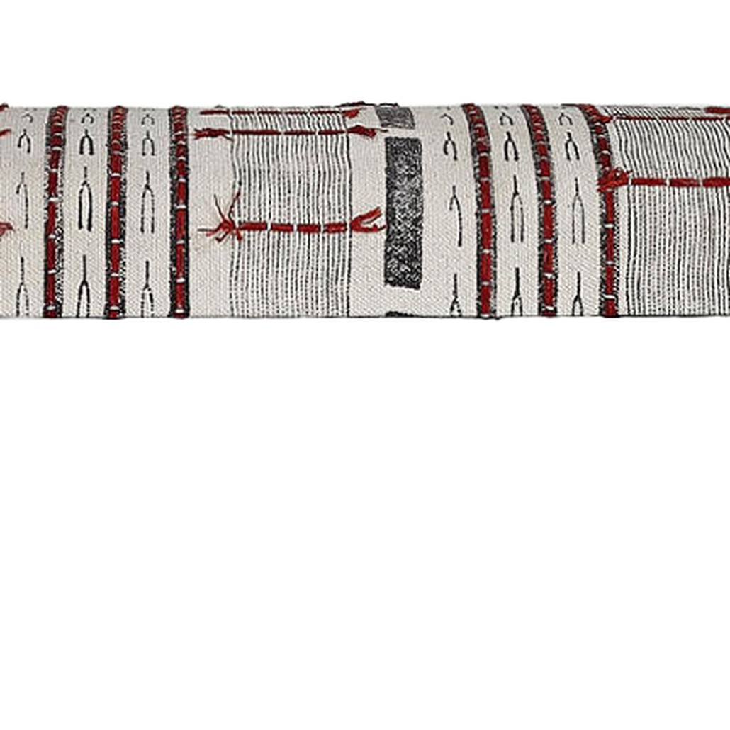 Оттоманка Ivory and Red Kelim Ornament