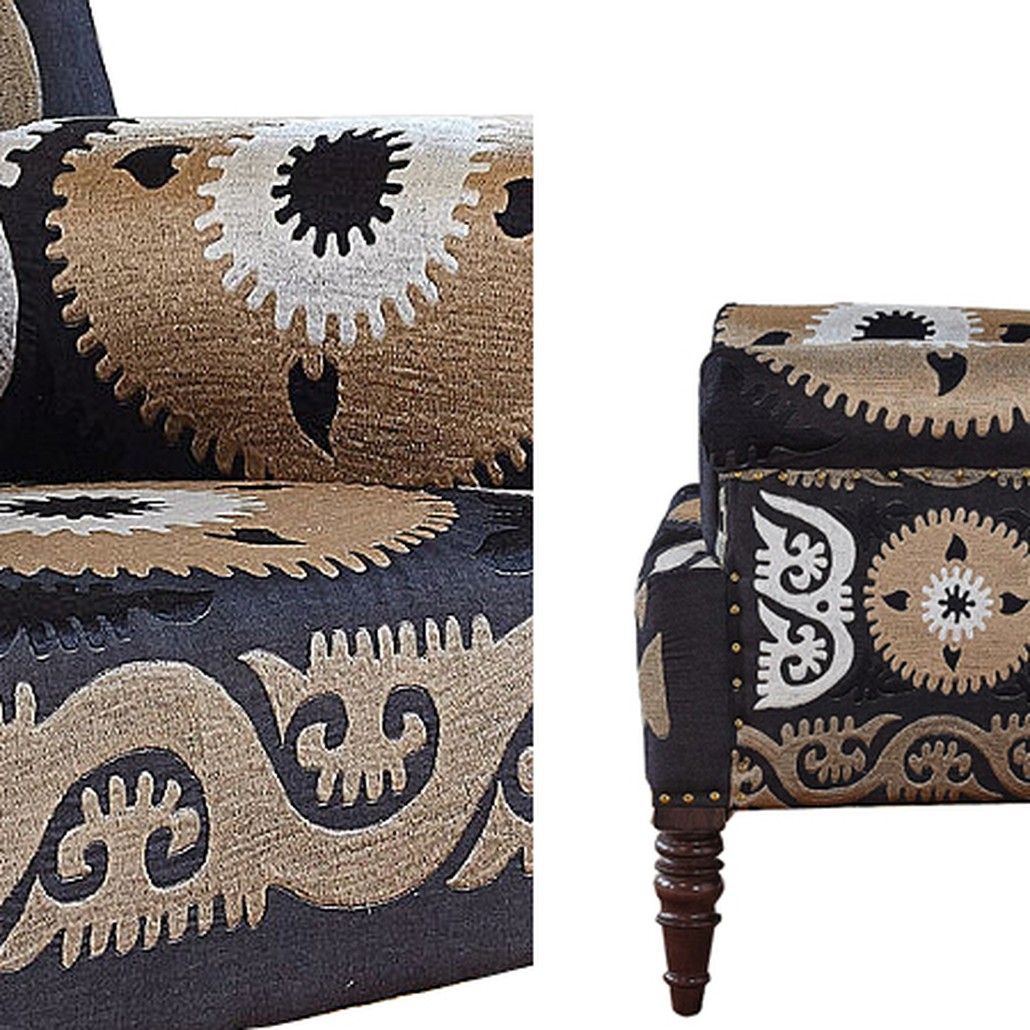 Armchair Mandala Beige Ornament