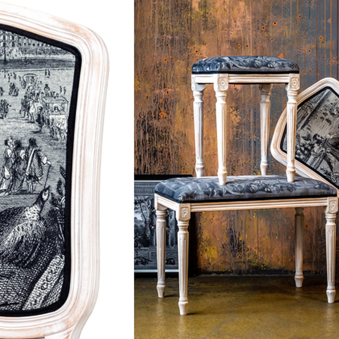 Стул Tuileries Square Stool