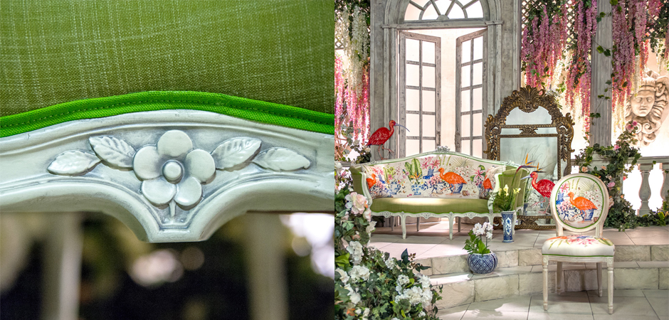 Диван Poetry of Flowers and Birds Sofa