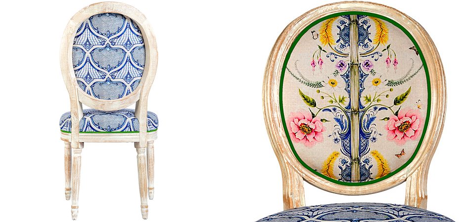 Стул Blue Flower Waltz Stool