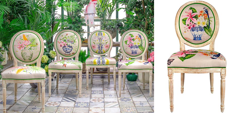 Стул Pink Hibiscus Stool