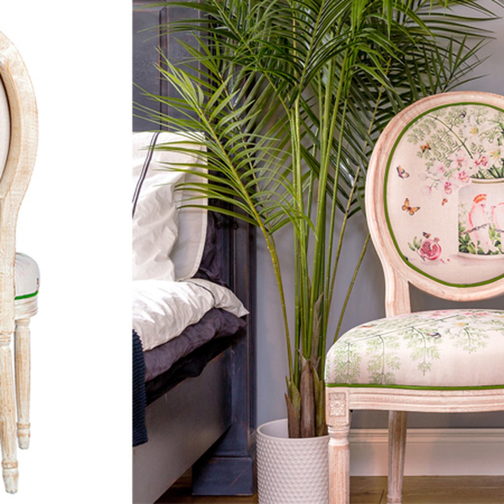 Стул Lilies and Orchids Stool