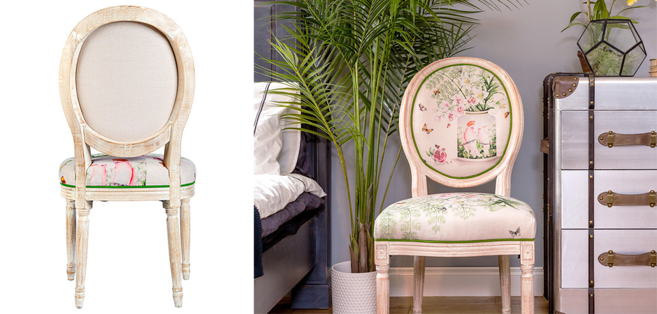 Стул Lilies and Orchids Stool