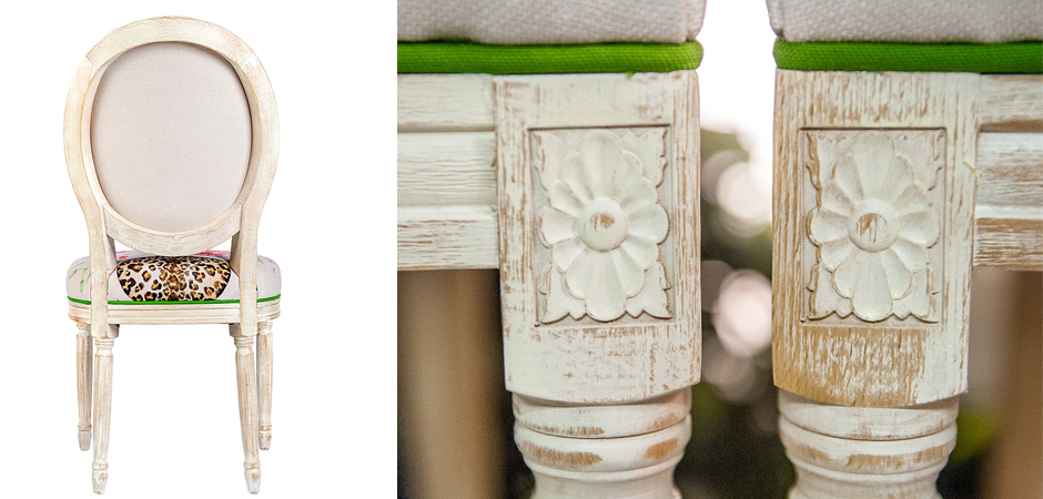 Стул Lilies and Hibiscus Stool