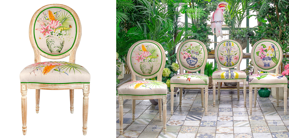 Стул Bouquet of Lilies Stool