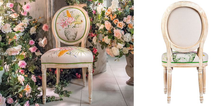 Стул Bouquet of Lilies Stool