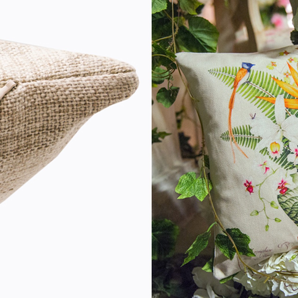 Декоративная подушка Bouquet with Strelitzia Pillow