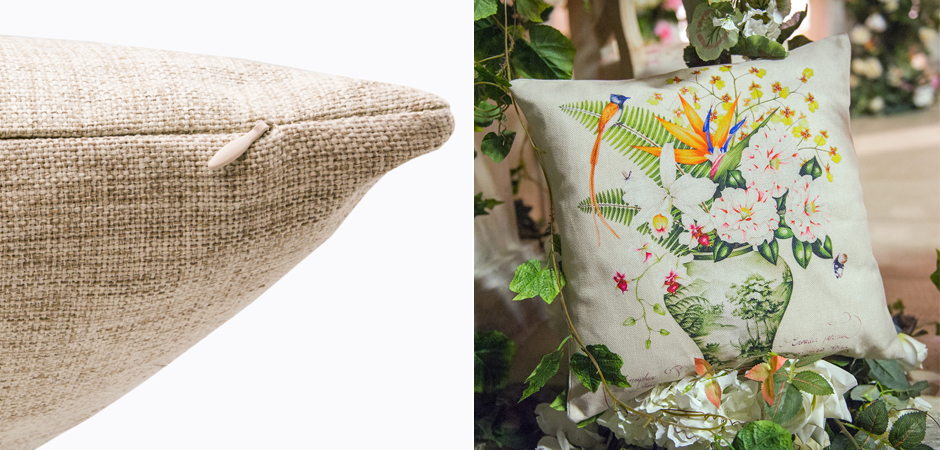 Декоративная подушка Bouquet with Strelitzia Pillow