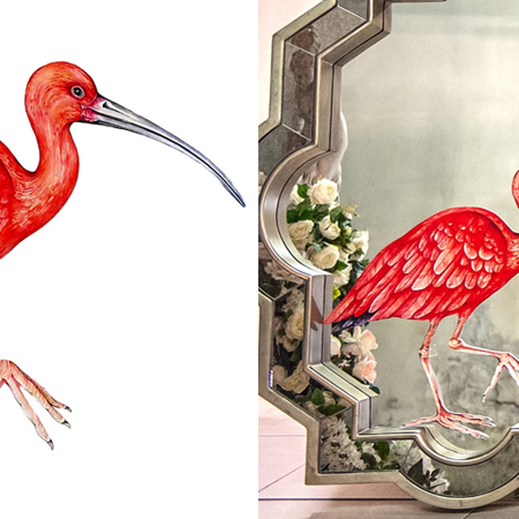 Арт-объект Scarlet Ibis