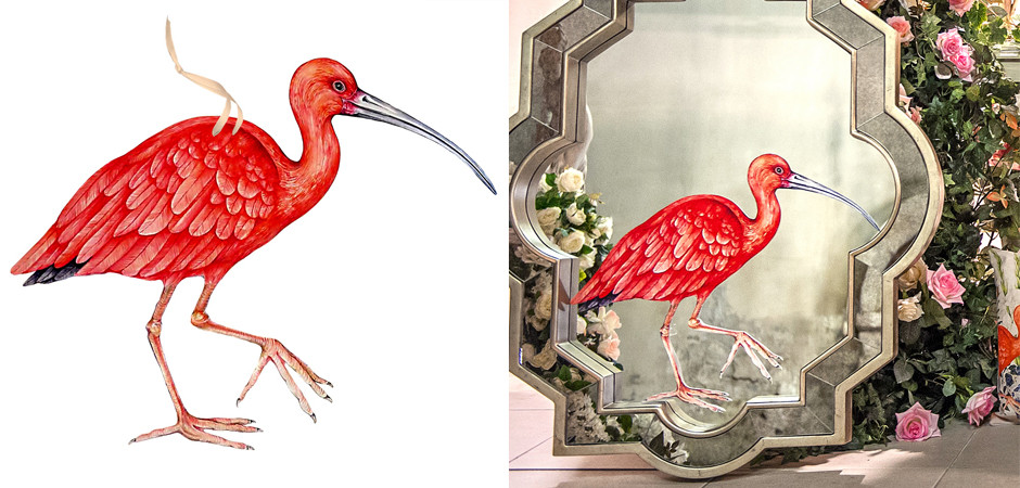 Арт-объект Scarlet Ibis