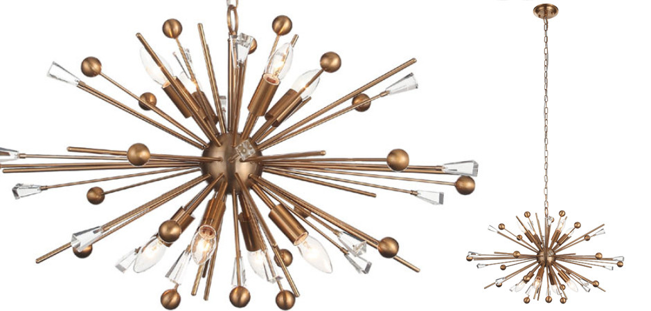 Люстра Спутник GIANT SPUTNIK Chandelier Copper