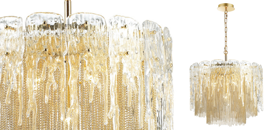 Люстра Ice and Gold Chains