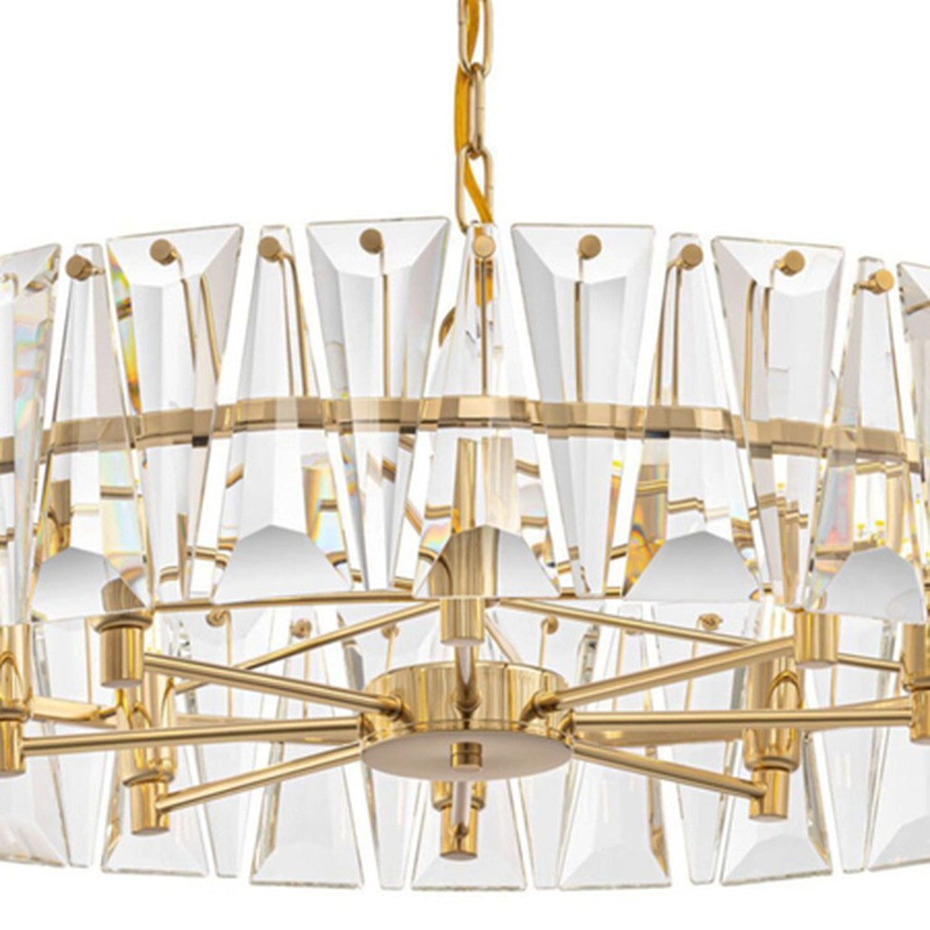 Люстра Ruby Crystal Chandelier Gold 75