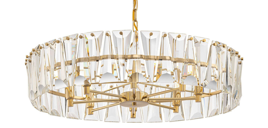 Люстра Ruby Crystal Chandelier Gold 75