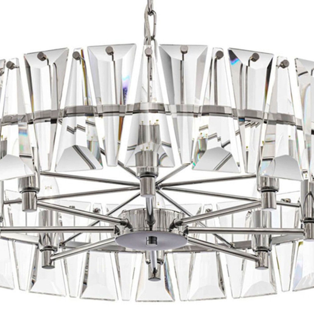 Люстра Ruby Crystal Chandelier Chrome 75