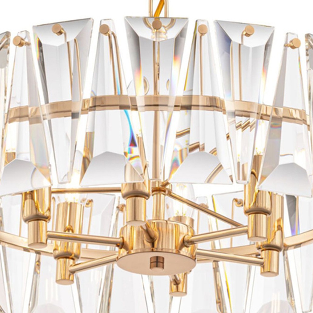 Люстра Ruby Crystal Chandelier Gold 53