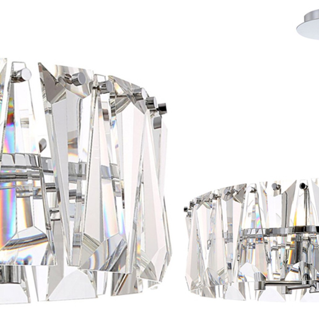 Люстра Ruby Crystal Chandelier Chrome 53