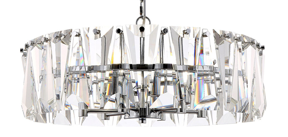 Люстра Ruby Crystal Chandelier Chrome 53