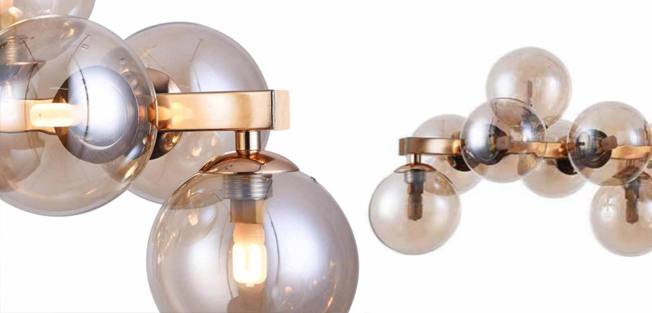 Люстра Berries Chandelier Rectangle Amber 120