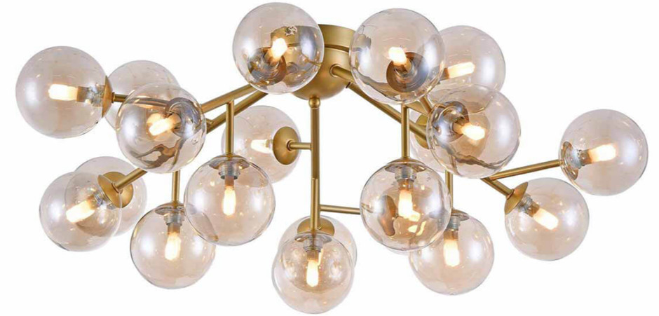 Потолочный Светильник Berries Chandelier Amber 75
