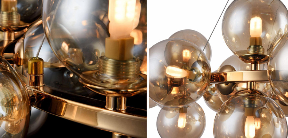 Люстра Berries Chandelier Amber 70