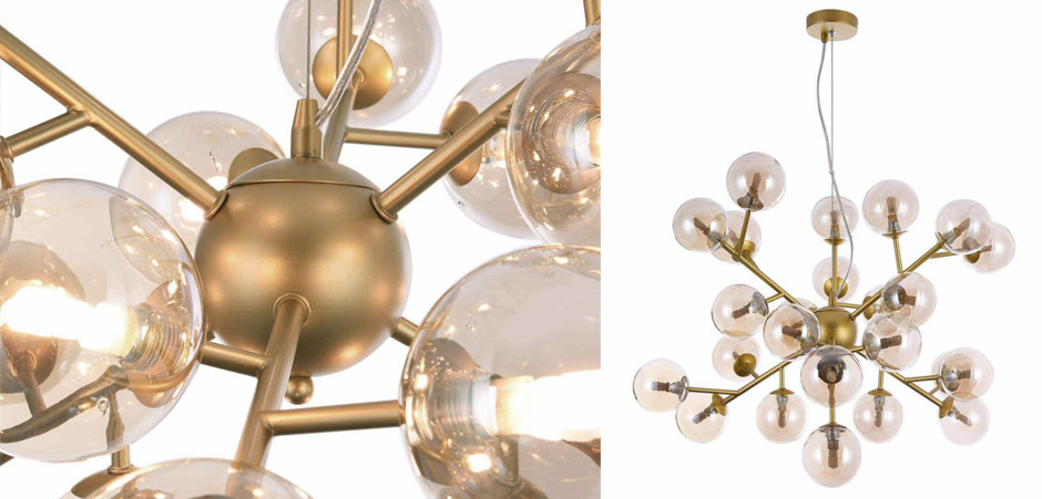 Люстра Berries Chandelier Amber 65