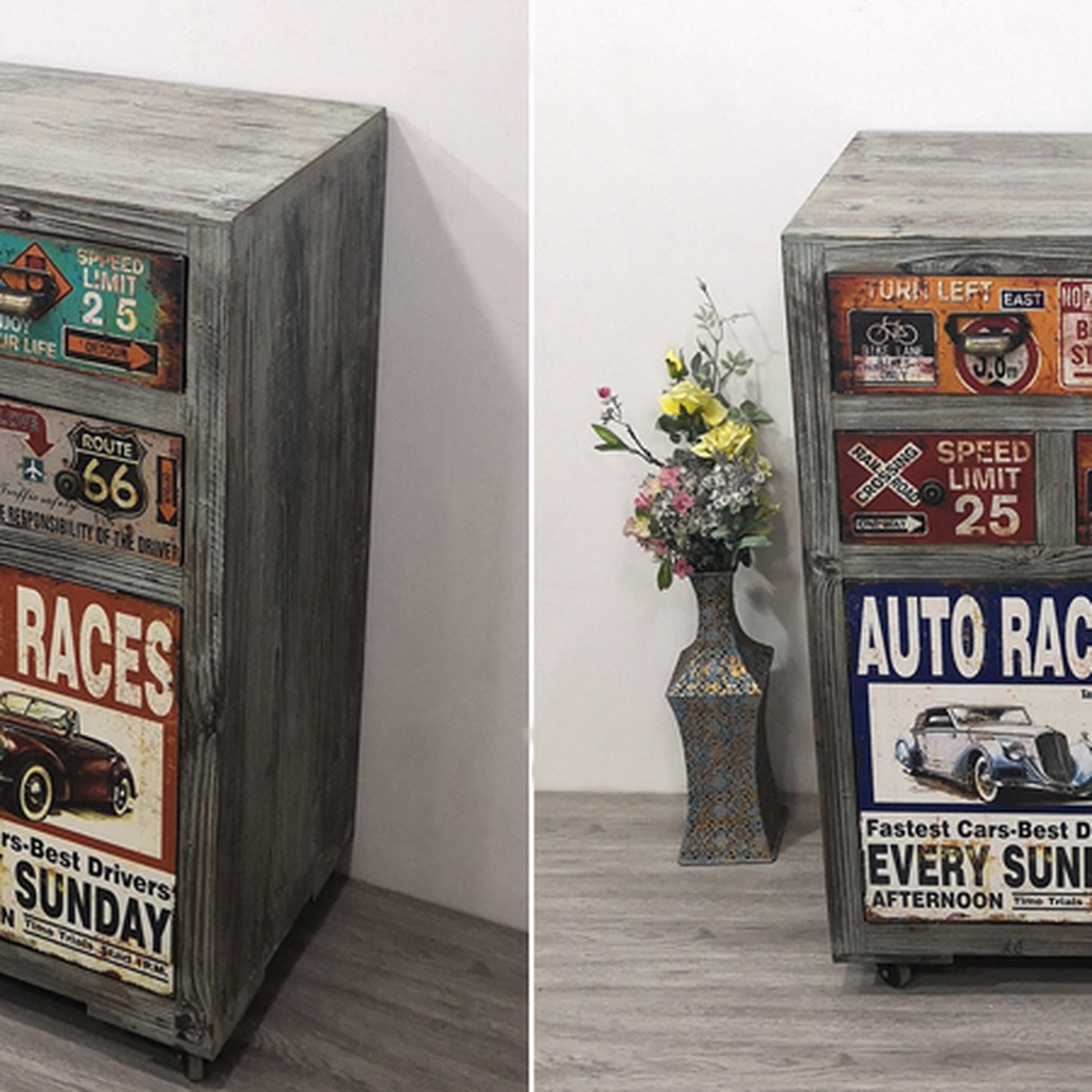 Комод Сars Loft Print Commode