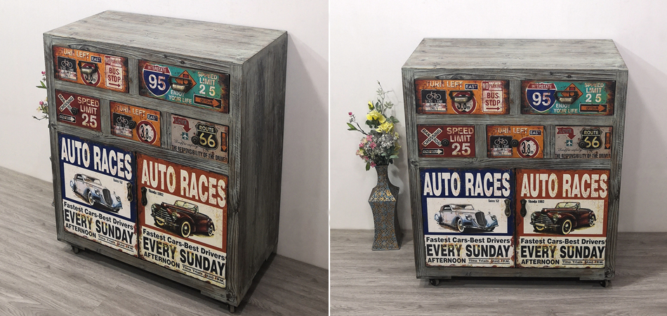 Комод Сars Loft Print Commode