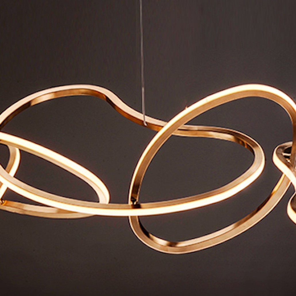 Unfolded Hanging RING Gold
