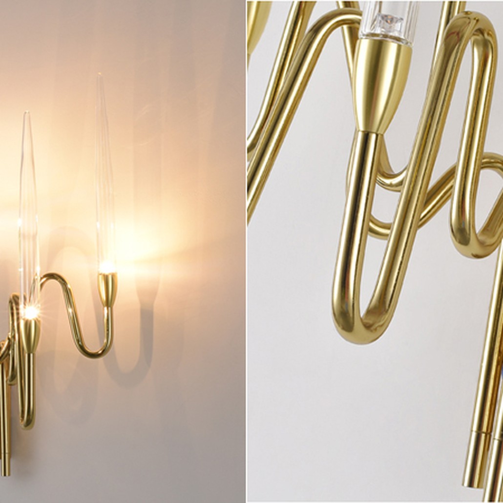Бра Golden candle 3 Wall Sconce 7 ламп