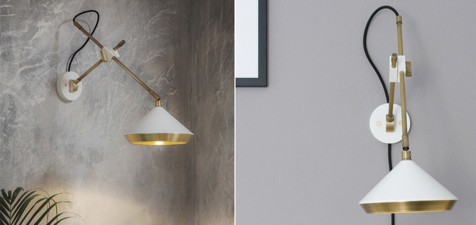 Бра Bert Frank SHEAR SHEAR WALL LIGHT Белый