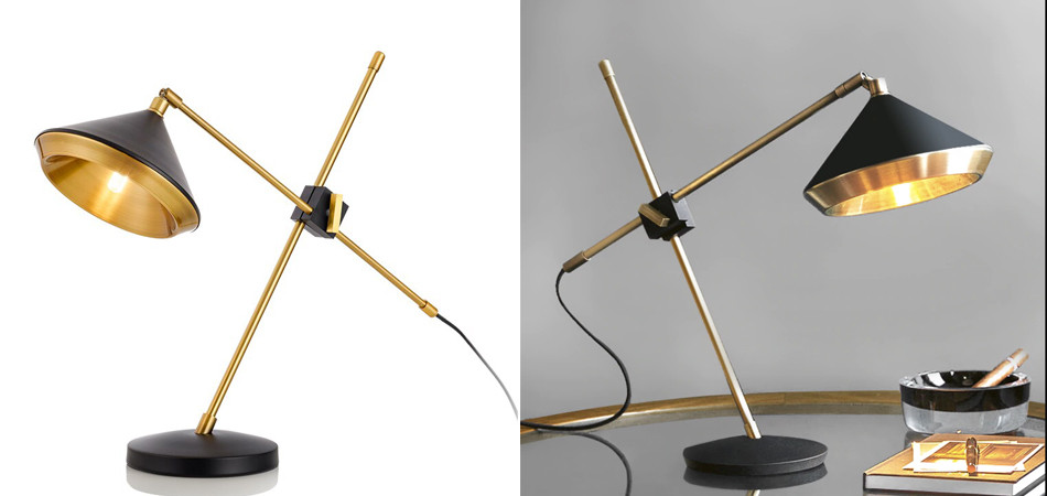 Настольная лампа Bert Frank SHEAR черная