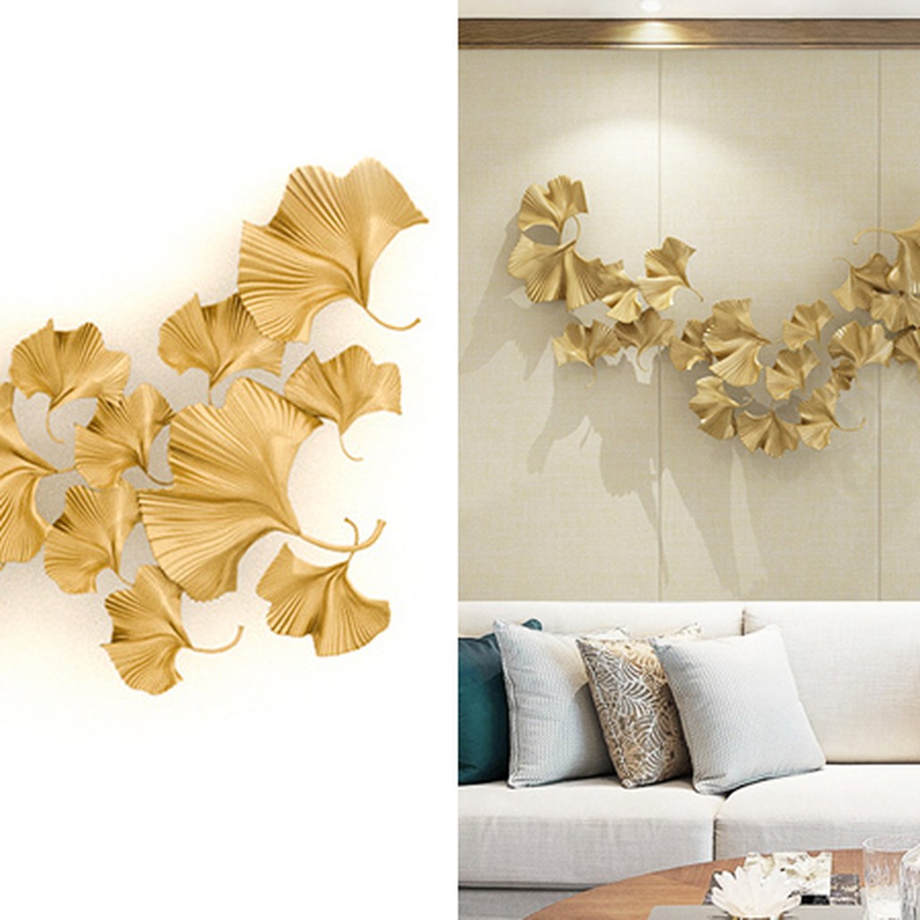 Аксессуар на стену Golden Ginkgo Leaves