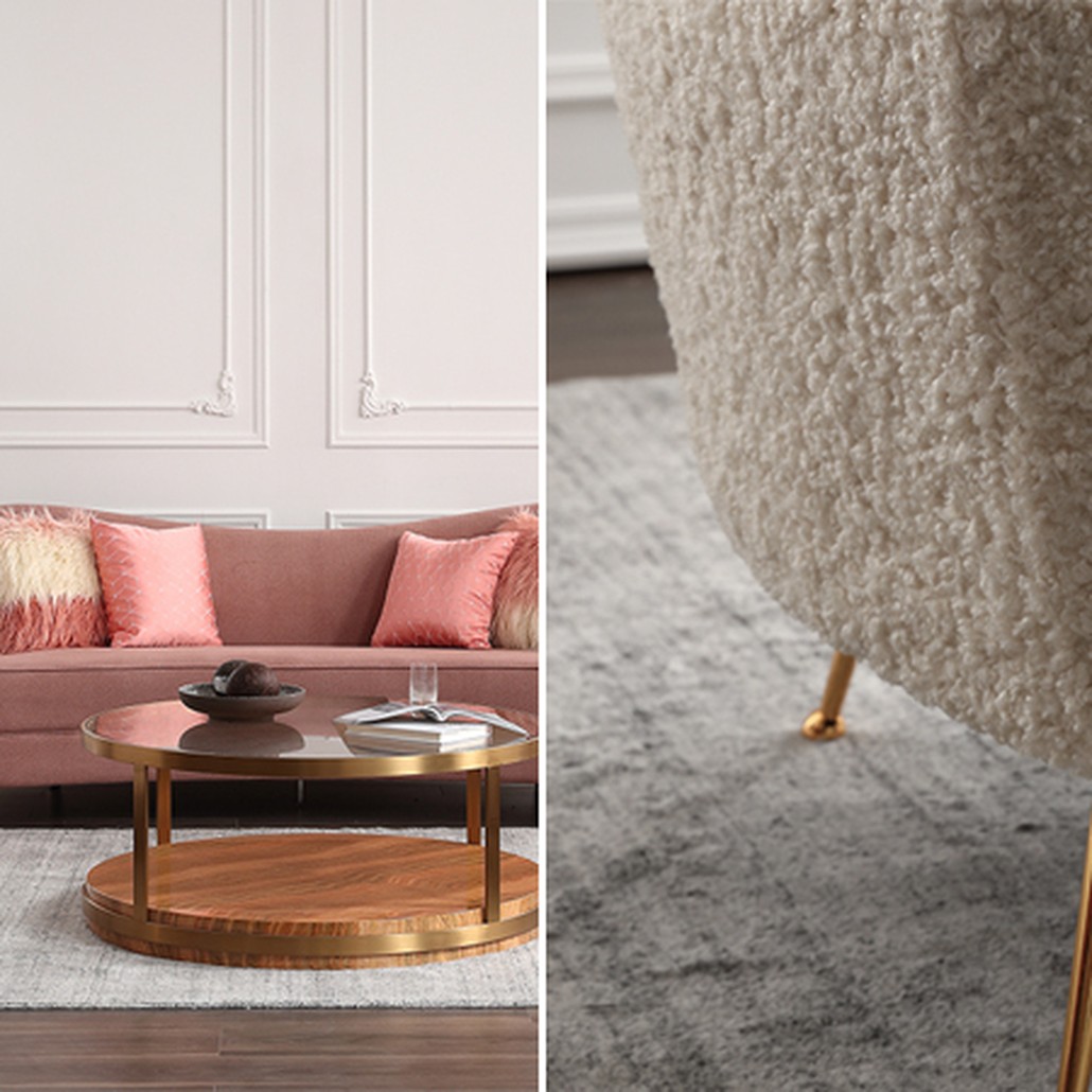 Кресло Milk Boucle Chair