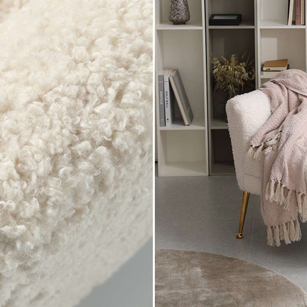 Кресло Milk Boucle Chair