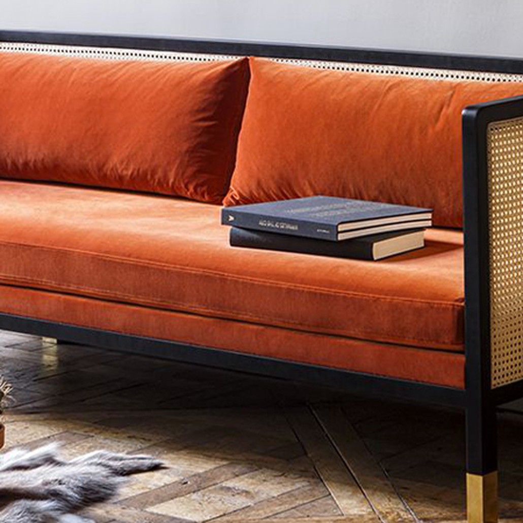 Диван Rattan Decor Sofa Terracotta