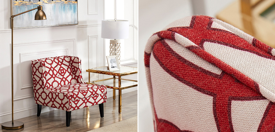 Кресло Red and White Ornament